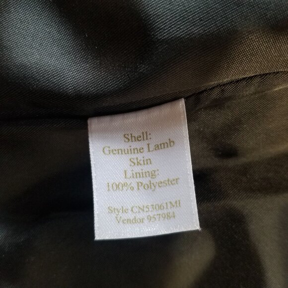 Caslon Leather Vest Quilted w/ Reversible Zipper - Picture 4 of 14